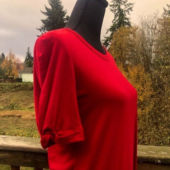 3/4 Sleeve T-shirt Dress  - Picture 5 of 9